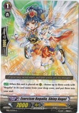 Exorcism Regalia, Shiny Angel (EB12/023EN) [Waltz of the Goddess]