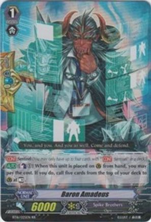 Baron Amadeus (BT16/025EN) [Legion of Dragons and Blades ver.E]