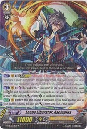 Locus Liberator, Asclepius (BT16/033EN) [Legion of Dragons and Blades ver.E]