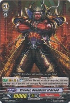 Brawler, Headband of Greed (BT16/087EN) [Legion of Dragons and Blades ver.E]