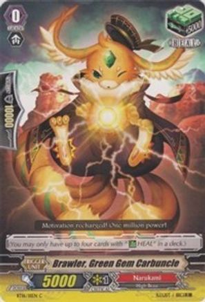Brawler, Green Gem Carbuncle (BT16/111EN) [Legion of Dragons and Blades ver.E]