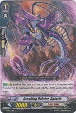 Breaking Deletor, Gatario (BT16/123EN) [Legion of Dragons and Blades ver.E]