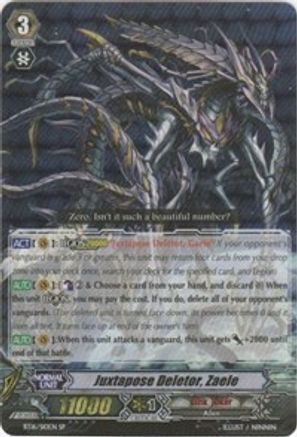 Juxtapose Deletor, Zaele (BT16/S10EN) [Legion of Dragons and Blades ver.E]