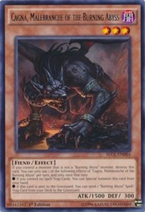 Cagna, Malebranche of the Burning Abyss [SECE-EN084] Rare