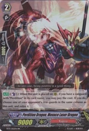 Perdition Dragon, Menace Laser Dragon (BT17/012EN) [Blazing Perdition ver.E]