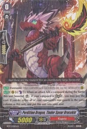 Perdition Dragon, Tinder Spear Dracokid (BT17/031EN) [Blazing Perdition ver.E]