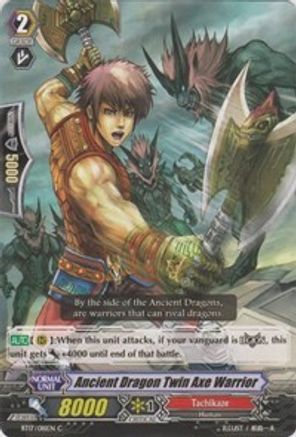Ancient Dragon Twin Axe Warrior (BT17/081EN) [Blazing Perdition ver.E]