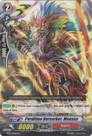 Perdition Berserker, Manasa (BT17/064EN) [Blazing Perdition ver.E]