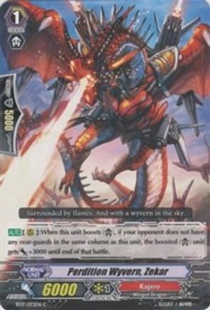 Perdition Wyvern, Zekar (BT17/072EN) [Blazing Perdition ver.E]