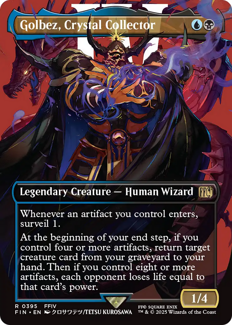 Golbez, Crystal Collector (FIN-395) - FINAL FANTASY (Borderless)