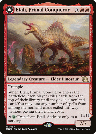Etali, Primal Conqueror // Etali, Primal Sickness [March of the Machine]