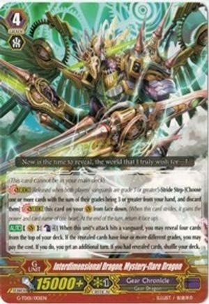 Interdimensional Dragon, Mystery-flare Dragon (G-TD01/001EN) [Awakening of The Interdimensional Dragon]