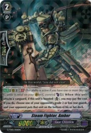 Steam Fighter, Amber (Foil) (G-TD01/006EN) [Awakening of The Interdimensional Dragon]