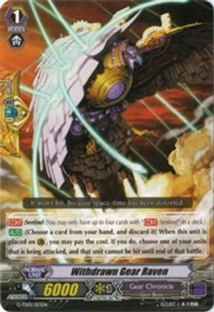 Withdrawn Gear Raven (G-TD01/013EN) [Awakening of The Interdimensional Dragon]