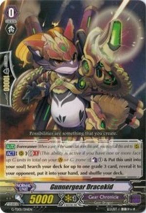 Gunnergear Dracokid (G-TD01/014EN) [Awakening of The Interdimensional Dragon]