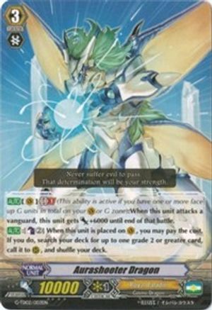 Aurashooter Dragon (G-TD02/003EN) [Divine Swordsman of the Shiny Star]