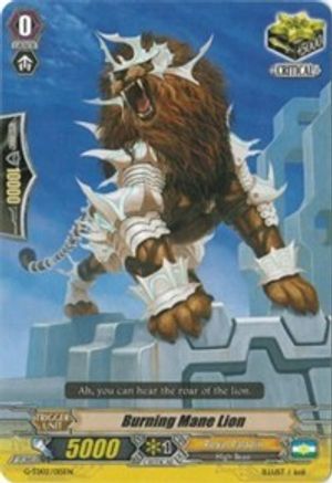 Burning Mane Lion (G-TD02/015EN) [Divine Swordsman of the Shiny Star]
