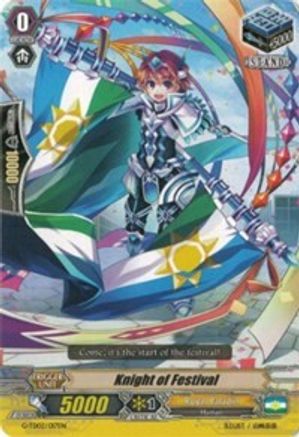 Knight of Festival (G-TD02/017EN) [Divine Swordsman of the Shiny Star]