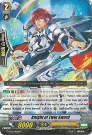 Knight of Twin Sword (G-TD02/006EN) [Divine Swordsman of the Shiny Star]