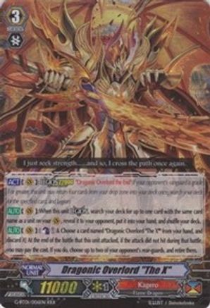 Dragonic Overlord "The X" (G-BT01/006EN) [Generation Stride]