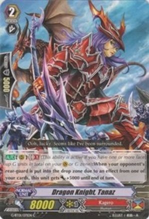 Dragon Knight, Tanaz (G-BT01/071EN) [Generation Stride]