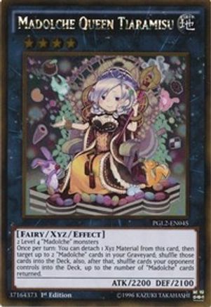 Madolche Queen Tiaramisu [PGL2-EN045] Gold Rare