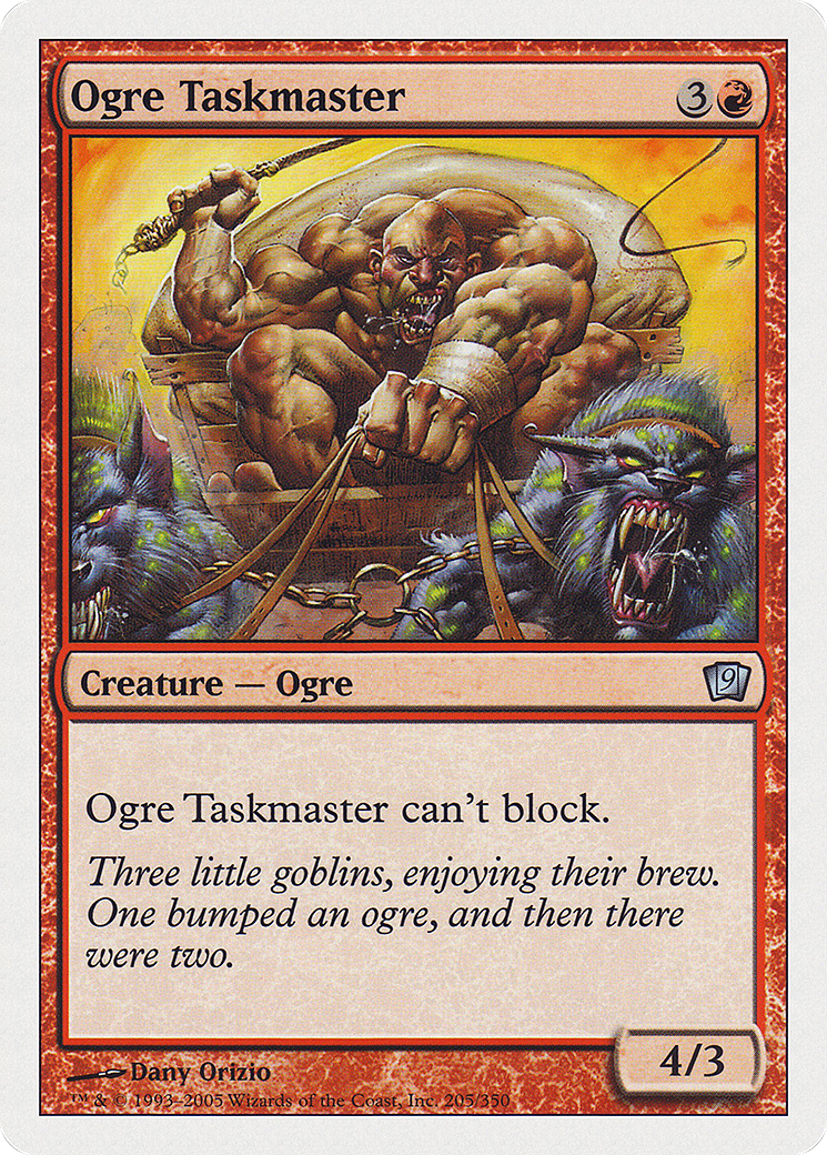 Ogre Taskmaster (9ED-205) - 9th Edition Foil