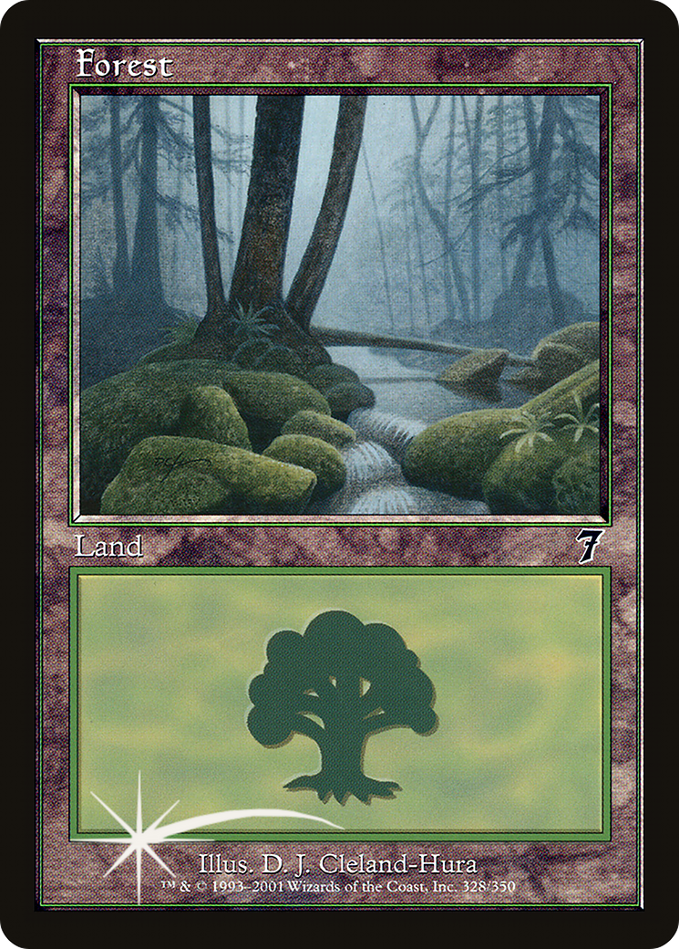 Forest (7ED-328★) - 7th Edition Foil