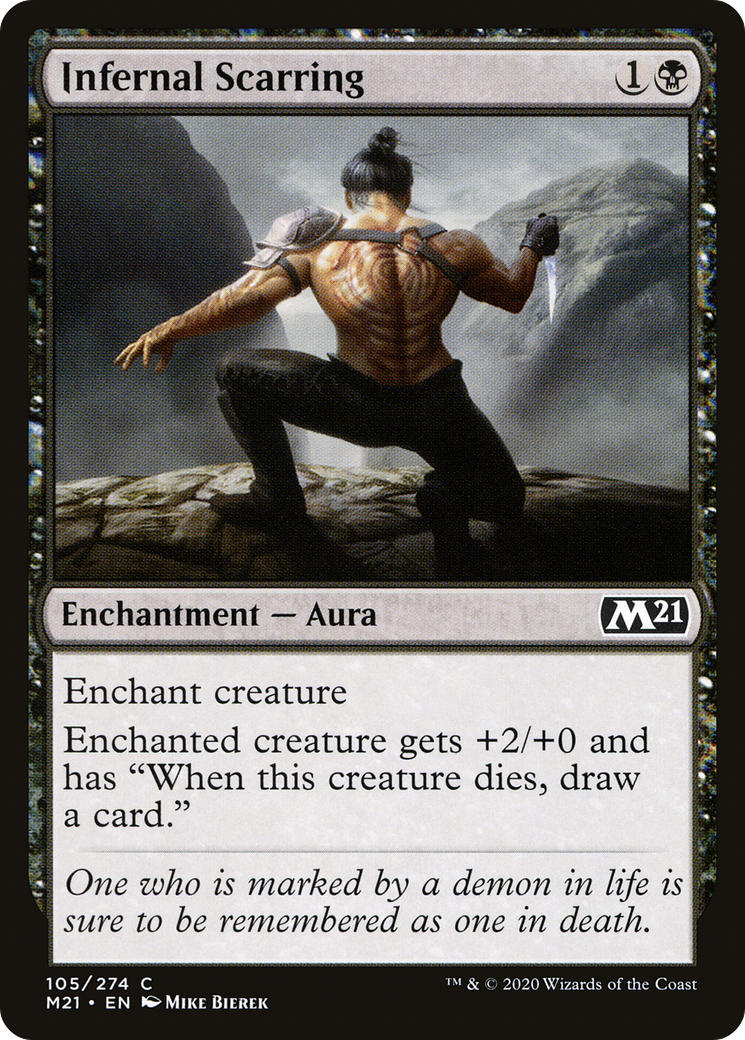 Infernal Scarring (M21-105) - Core Set 2021