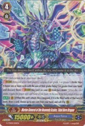 Marine General of the Heavenly Scales, Tidal Bore Dragon (G-TD04/001EN) [Blue Cavalry of the Divine Marine Spirits]