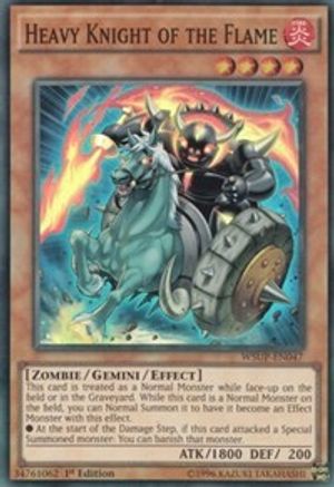Heavy Knight of the Flame [WSUP-EN047] Super Rare