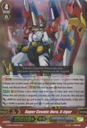 Super Cosmic Hero, X-tiger (G-EB01/002EN) [Cosmic Roar]