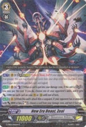 New Era Beast, Zeal (G-EB01/010EN) [Cosmic Roar]