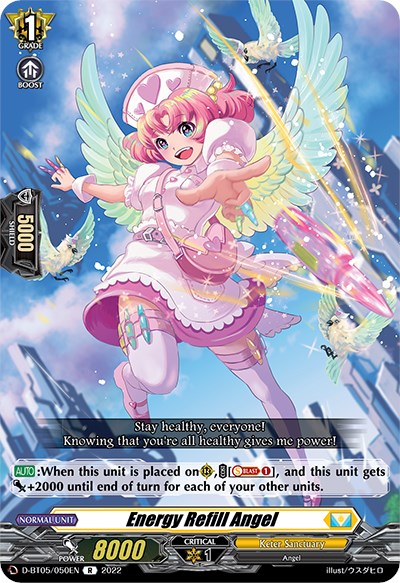 Energy Refill Angel (D-BT05/050EN) [Triumphant Return of the Brave Heroes]