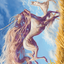 Nyxborn Unicorn // Nyxborn Unicorn (AMH3-001) - Modern Horizons 3 Art Series (Borderless) Foil