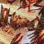 Gleeful Demolition // Gleeful Demolition (AONE-028) - Phyrexia: All Will Be One Art Series (Borderless) Foil