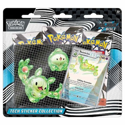 Pokemon TCG: Scarlet & Violet: Black Bolt Tech Sticker Collection *Sealed*