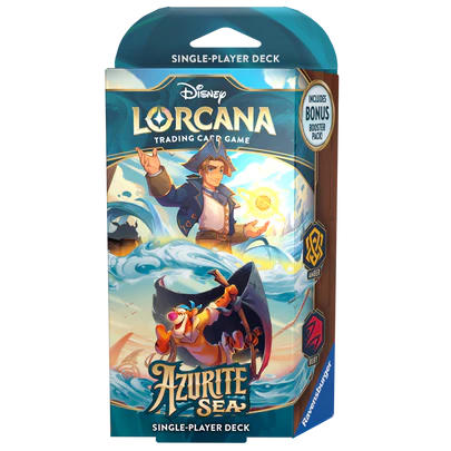 Disney Lorcana TCG: Azurite Sea Starter Deck (S6) *Sealed*