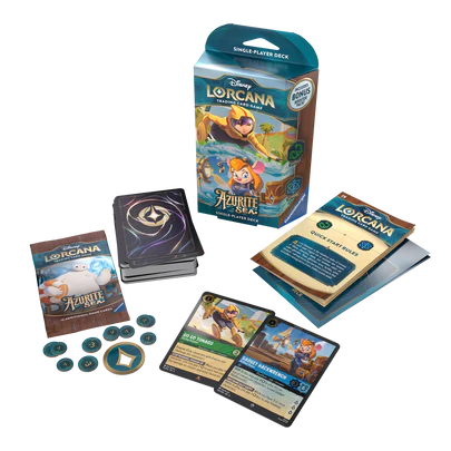 Disney Lorcana TCG: Azurite Sea Starter Deck (S6) *Sealed*