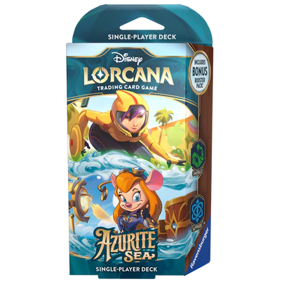 Disney Lorcana TCG: Azurite Sea Starter Deck (S6) *Sealed*