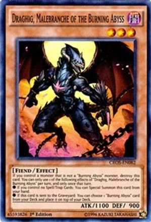 Draghig, Malebranche of the Burning Abyss [CROS-EN082] Super Rare