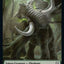 Elephant // Treasure Double-Sided Token [Dominaria United Commander Tokens]