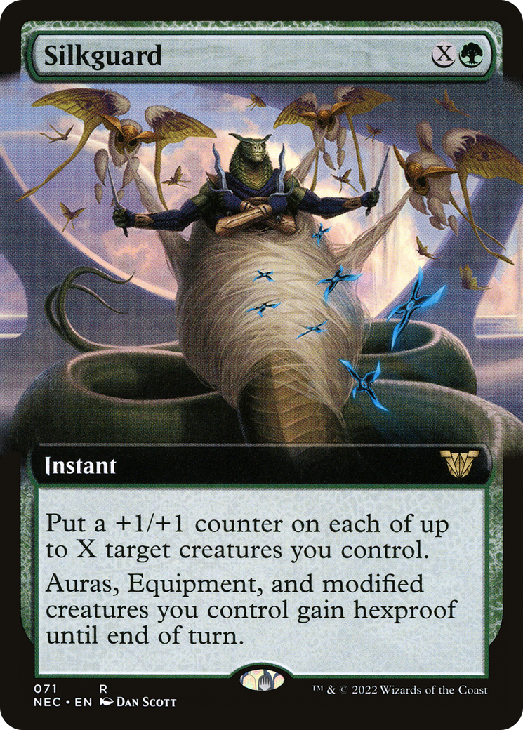 Silkguard (Extended Art) [Kamigawa: Neon Dynasty Commander]