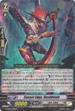 Sunset Edge, Duskblade (G-TD05/006EN) [Fateful Star Messiah]