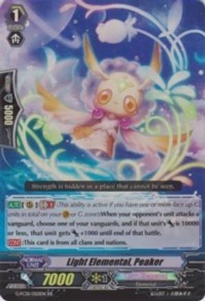 Light Elemental, Peaker (G-FC01/050EN) [Fighter's Collection 2015]