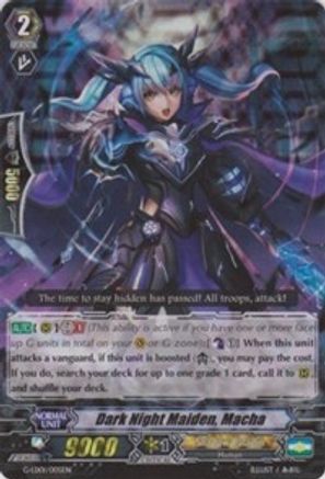 Dark Night Maiden, Macha (RRR) (G-LD01/005EN) [G-Legend Deck Vol.1: The Dark]