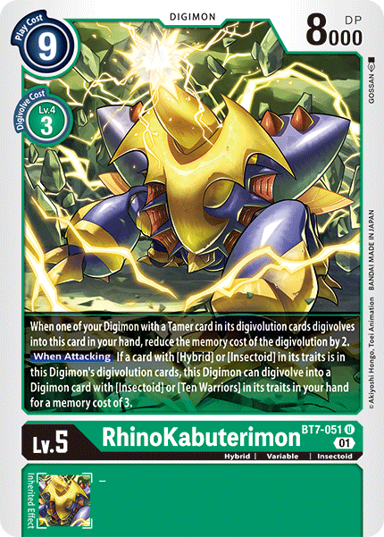 RhinoKabuterimon [BT7-051] [Next Adventure]