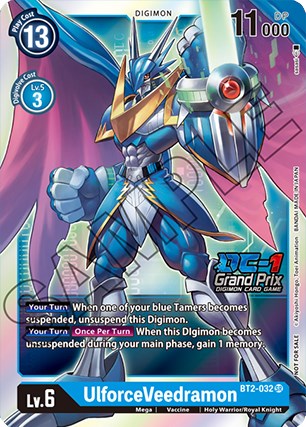 UlforceVeedramon [BT2-032] (DC-1 Grand Prix) [Release Special Booster Promos]