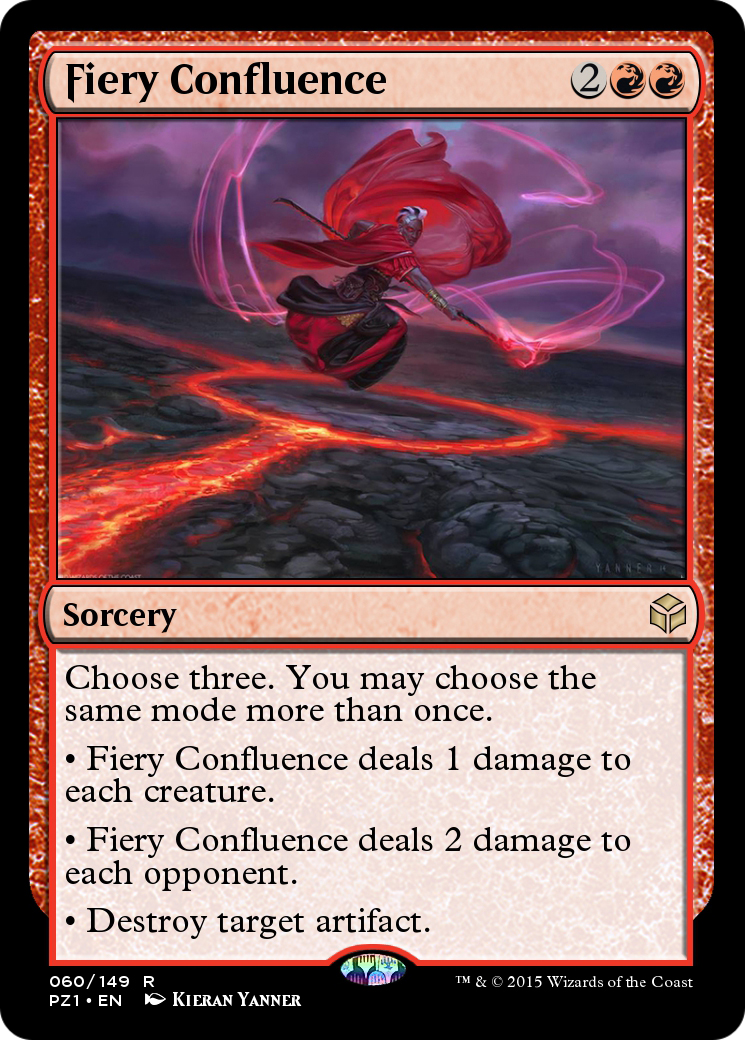 Fiery Confluence (PZ1-060) - Legendary Cube Prize Pack