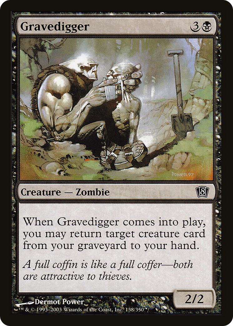 Gravedigger (8ED-138) - 8th Edition Foil